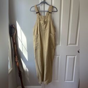 Ilana Kohn Checkered Tan Overalls